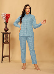 Presenting Spring Special Pure Cotton Cord - Set with Hand Block Print