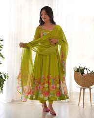 New Colour Added To Our Best Selling Anarkali gown