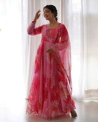 Graceful Anarkali With Your Favorite Colour To Adore Your Beauty