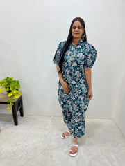 Prince Balloon Sleeve Kurti with Modern Print