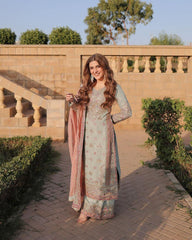 Designer Party Sharara Suit and Dupatta Set