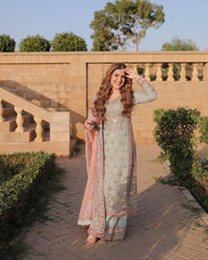 Designer Party Sharara Suit and Dupatta Set